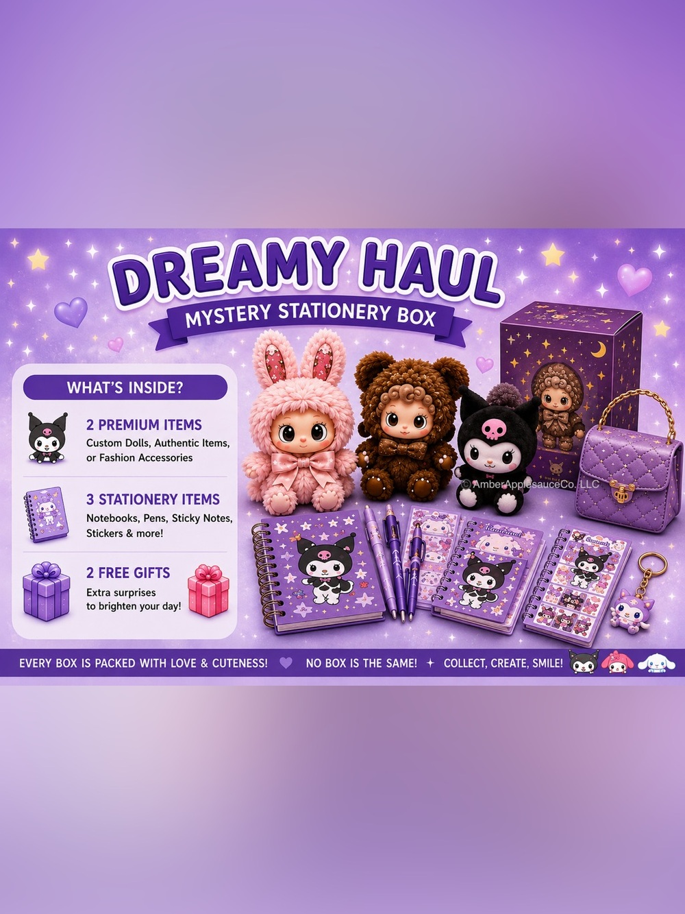 🎀✨Dreamy Haul✨— Mystery Stationery Box🎀